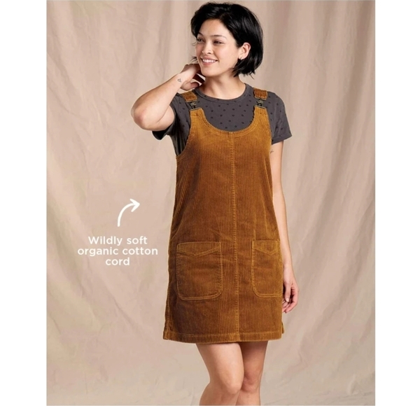 Toad&Co Pants - Toad&Co Brown Corduroy Jumper Womens Size Small